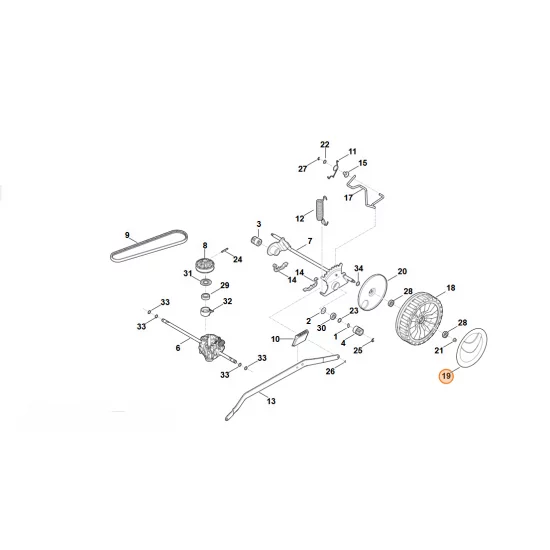 Stihl  Kołpak koła 6375 704 0311